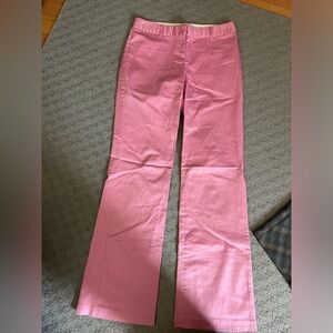 Express editor pink pinstripe pants